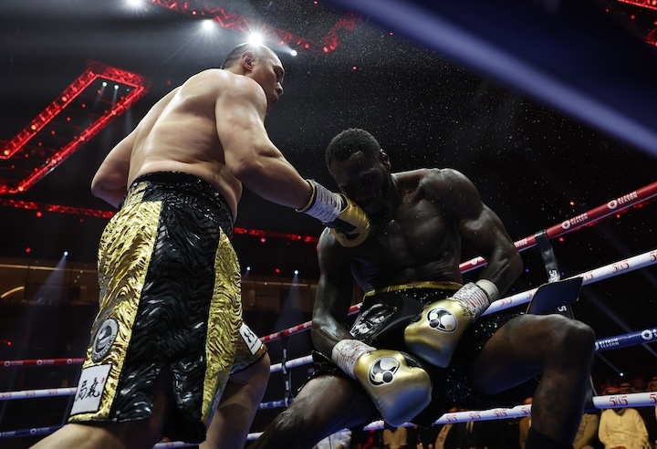 Zhang beats Wilder in the sixth round.