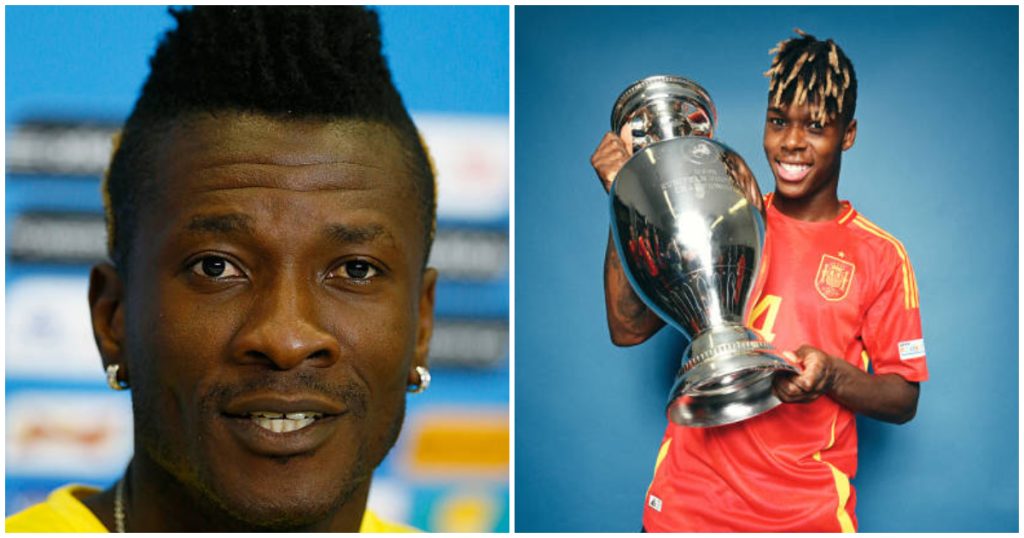 “My favorite Ghanaian player growing up was Asamoah Gyan,” says Euro 2024 winner Nico Williams