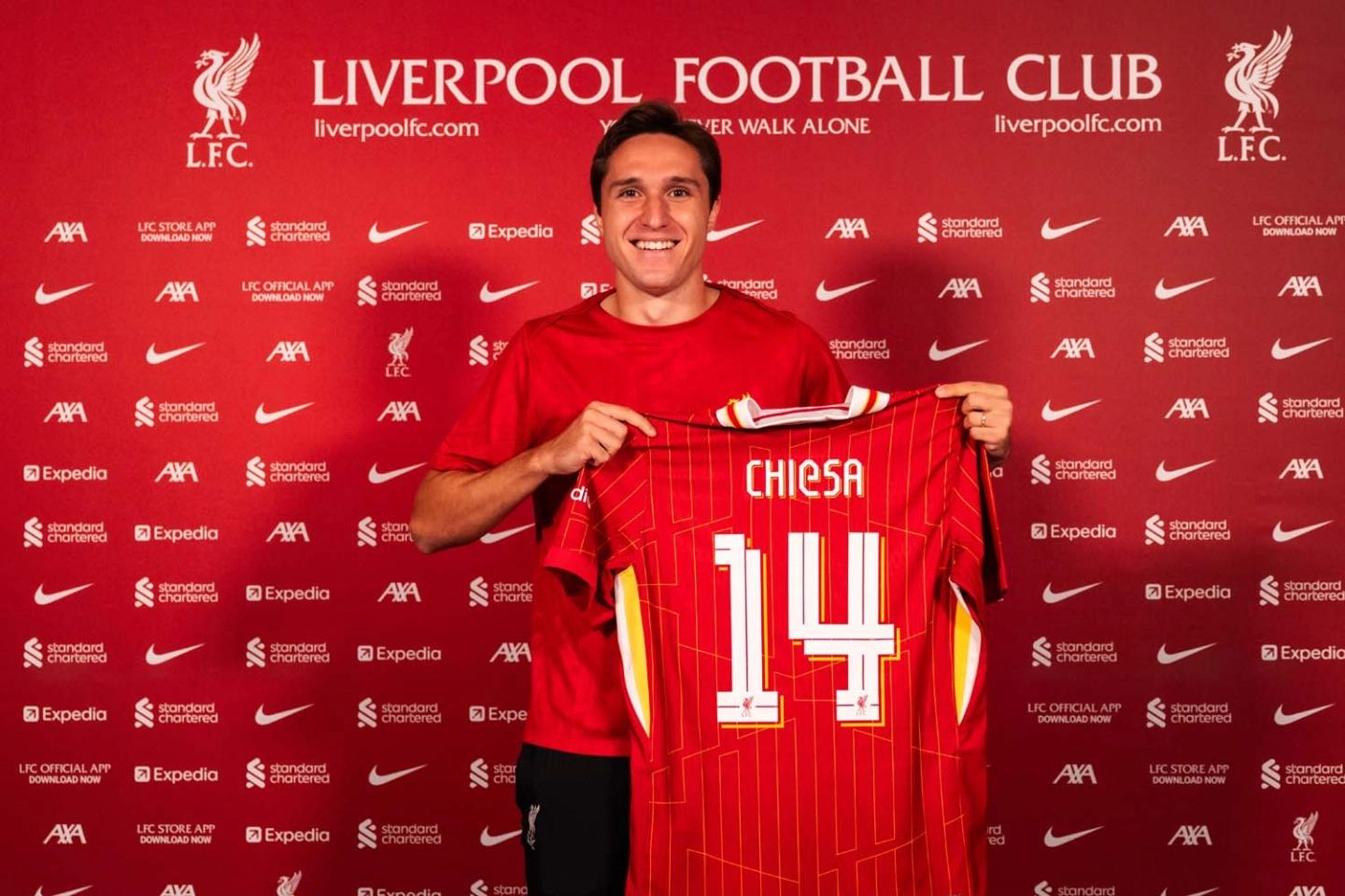 Liverpool completes the signing of Juventus winger Chiesa