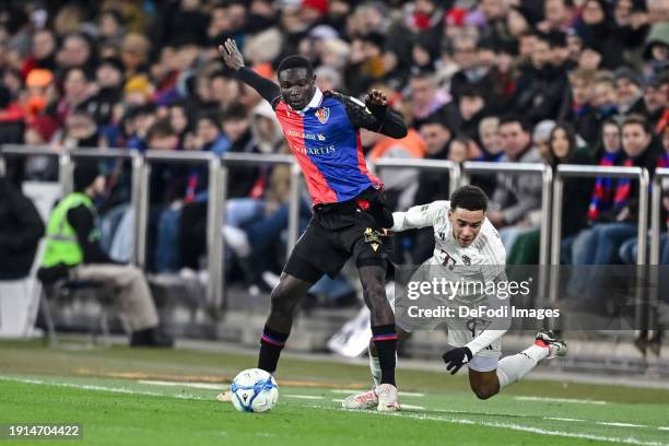 Basel defender Jonas Adjetey Adjei stepped in to replace the injured Alexander Djiku