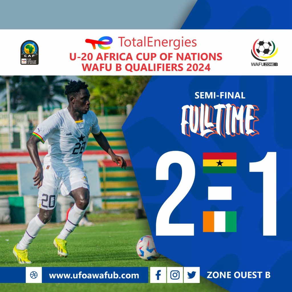 Ghana beats Ivory Coast to qualify for U-20 AFCON