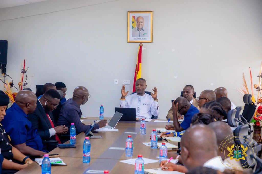 Sports Minister Kofi Adams meets GFA