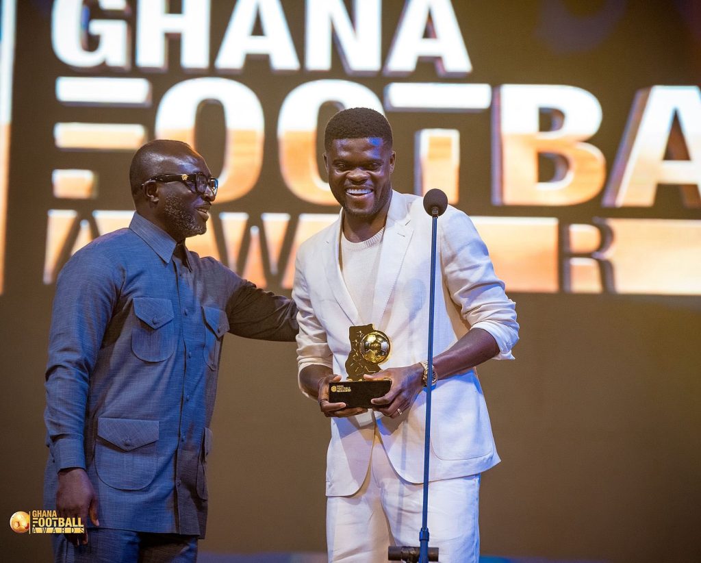 Thomas Partey is grateful after winning the Ghana Football Awards