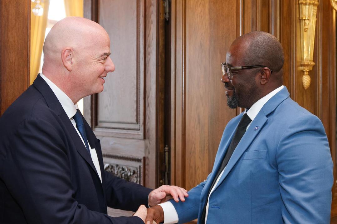 FIFA president Gianni Infantino congratulates Ghana on their 2026 World Cup qualification.