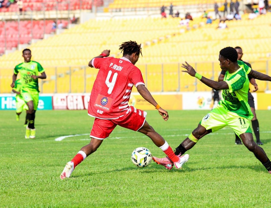 Kotoko’s six-goal thumping puts Porcupine Warriors on top of league