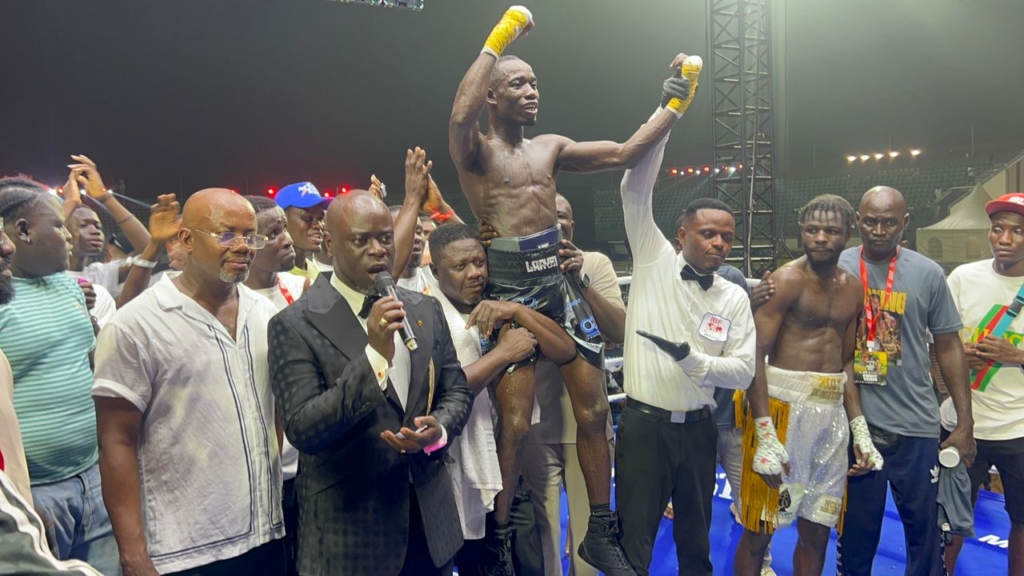 Impressive Laryea defeats Dorgbetor in 7th round