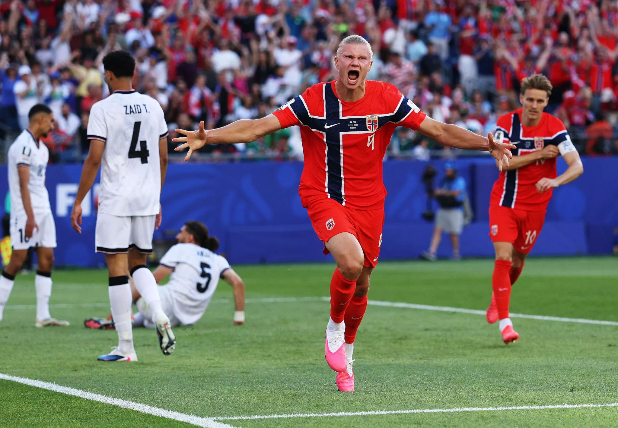 Haaland nets a brace to lead Norway past Iraq