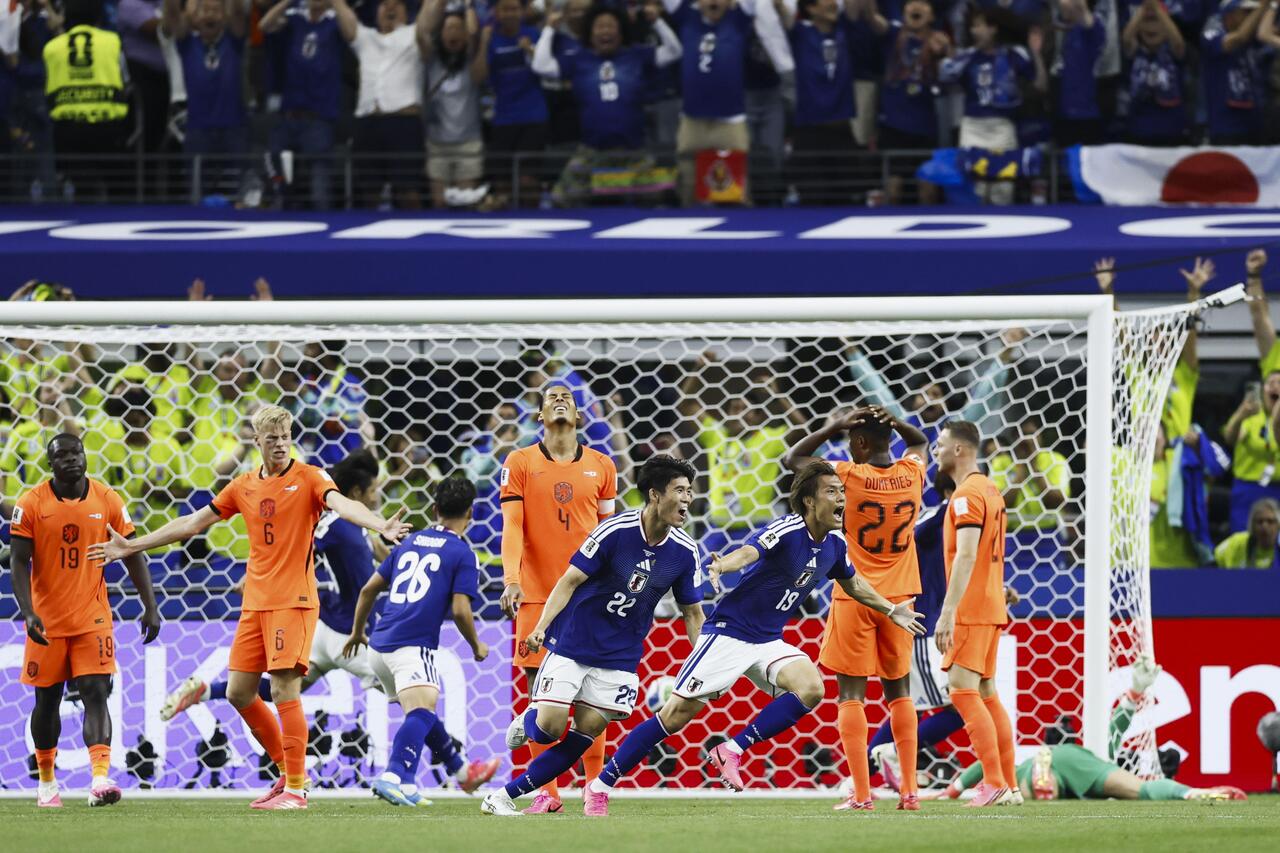 Japan come from behind twice to draw with Netherlands