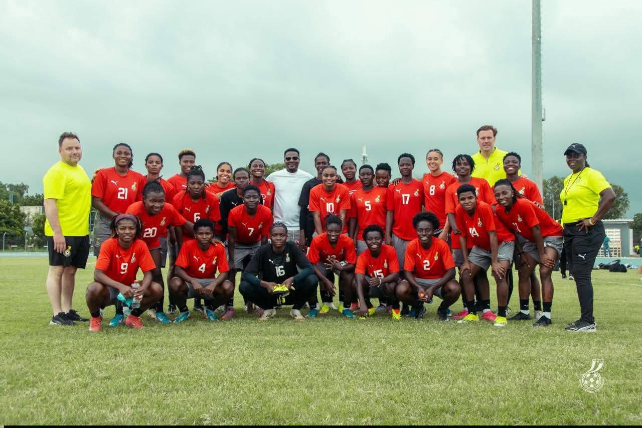 Gyan visits Black Queens camp ahead of 2026 WAFCON preparations